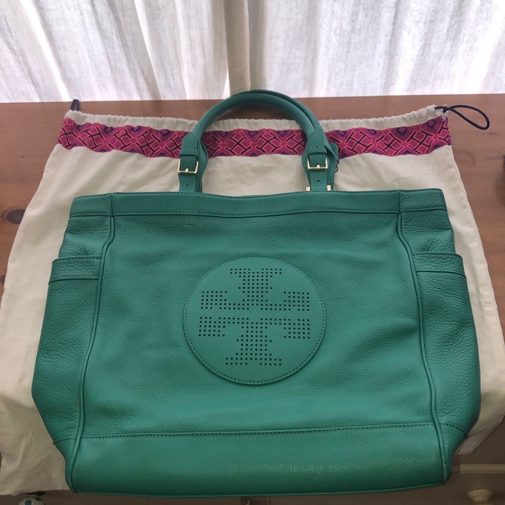 Tory Burch Soft Leather Tote Bag